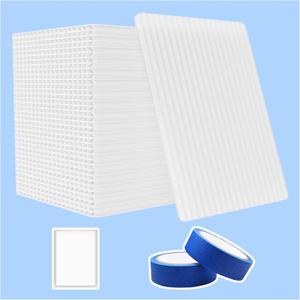 2 x 200ct Trading Card Shipping Protectors - 3.5" x 4.5" White Graded Card Sleeves for Mailing, Premium Lightweight & Reusable Shipping Supplies for Top Loaders, Semi-Rigids, Plastic Card Protector