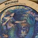 Crafthub Mystical Creatures Wooden Puzzles for Adults  A3 Dreamy Mermaid with 127 Pieces Wood Puzzles  Jigsaw Puzzles with Unique Animal Shapes  10.9"x10.9"