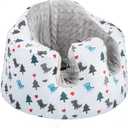 Seat Cover Compatible Baby Seat, Breathable Floor Seat Cover for Girl Boy, Breathable Comfortable Seat Cover, Children Chair Protector, Easy to Install & Remove (Little Dinosaur Plus Velvet)