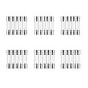 Riseuvo 30 Pcs 3A 125V Fast-Blow Glass Fuses - 0.2 x 0.79 inch / 5 x 20 mm Fuse Replacement for Christmas String Lights, Landscape Lighting, Power Tools & Electronics
