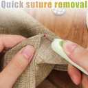 3pcs 2 in 1 Needle Threader Seam Ripper, Integrated Seam Remover & Needle Threading Tool Multifunctional Seam Rippers for Sewing Crafting Knitting Quilting Cross Stitch Supplies