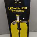 LHOTSE Rechargeable Cordless Work Light Kit with Detachable Tripod Stand-3000 Lumen Triple Dimmable and Rotatable LED Lamps with Magnetic Base-5 Lighting Modes and 3 Brightness-9AH Battery (LHWL01)