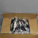 250 Plastic Cutlery Packets - Knife Fork Spoon Napkin Salt Pepper Sets | Black Plastic Silverware Sets Individually Wrapped Cutlery Kits, Bulk Utensil Cutlery Set Disposable To Go Silverware