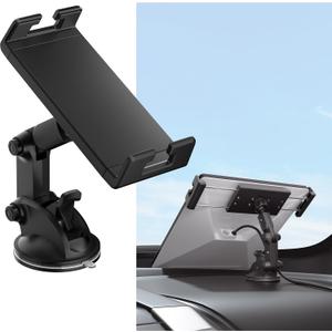 JOYTUTUS Starlink Mini Dash Mount Suction Cup Mount, Wider Adjustable Angle Starlink Mini Car Mount for Dashboard, Starlink Mini Dash Mounted Holder