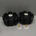 2 Packs LED Garage Light,Super Bright Screw in E26/E27 Ceiling Shop Work Lamp, 280W 30000 Lumen Deformable Basement Bulb Fixture with 12+1 Adjustable Panels, Lighting for Workshop, Attic