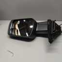 TRQ Passenger Side Power Folding Heated Mirror Blind Spot Indicator Textured Black Compatible with 2019-2022 Ram 1500 CH1321473