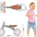 SEREED Baby Balance Bike for 1 Year Old Boys Girls 12-24 Month Toddler Balance Bike, 4 Wheels Toddler First Bike, First Birthday Gifts