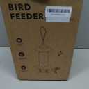 Squirrel Proof Bird Feeders for Outdoor: 4.8LB Large Capacity Hanging Bird Feeder, Weight-Activated Mechanism Wild Bird Feeders, Chew-Proof Metal Birdfeeder for Finch Cardinal Chickadee