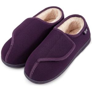 LongBay Womens House Slippers with Warm Furry Winter Diabetic Shoes Wide Width Non Slip for Elderly Orthopedic Neuropathy Indoor Outdoor 11 LongBay Womens House Slippers with Warm Furry Winter Diabetic Shoes Wide Width Non Slip for Elderly Orthopedic Neuropathy Indoor Outdoor 11