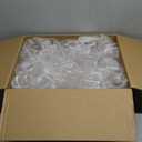 BESTSTAR 40 PCS Clear 12 Oz Plastic Wine Whiskey Glasses, Diamond Stemless Unbreakable Disposable Wine Glasses for Parties, Ideal for Weddings, Christmas, Halloween,Holidays,pool party,Daily Use