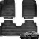 SMABEE Floor Mats Fit for 2024 2025 2026 Honda Prologue & Chevy Blazer EV & 2023-2026 Cadillac Lyriq All Weather Floor Liners for Blazer EV Accessories TPE Car Mats 1st& 2nd Row