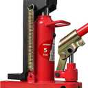 YATOINTO Toe Jack, 2.5-Ton Claw & 5-Ton Saddle, 2-in-1 Hydraulic Bottle Jack for Top and Low-Profile Lifting, with Connectable Handle for Auto Repair, Farm, Home
