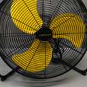 18 Inch Industrial Wall Fan, 4800 CFM Industrial Metal Wall Mount Fan