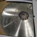 20 Inch Diamond Concrete Saw Blade, Segmented General Purpose Blade Dry/Wet Cutting Concrete, Reinforced Concrete, Green Concrete, Masonry 1" Arbor
