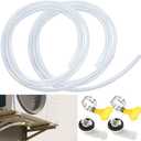 2 Pack 10ft Air Conditioner Drain Hose,Portable AC Drain Hose Connector,3/5 inch Air Conditioner Drain Hose Kit,AC Drain Hose Replacement for Universal Mini-Split AC Unit