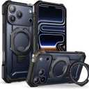 SUPCASE for iPhone 17 Pro Max Case with Kickstand (Unicorn Beetle Grip), [Camera Control Cover] [Compatible with MagSafe] [Military-Grade Drop Protection] Heavy Duty Magnetic Phone Case, Black