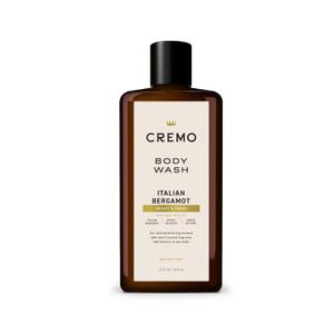 Cremo Body Wash Men, Notes of Italian Bergamot, Neroli Blossom, and Fresh Vetiver, Rich-Lathering Italian Bergamot, 16 Fl Oz