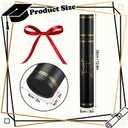 Tinlade Black Graduation Diploma Tube Holder with Gold Foil Stamping Graduation Cap 12.6 x 2 x 2 Inches Waterproof Certificate Scroll Holder for Certificate Diploma Documents Posters Blueprints