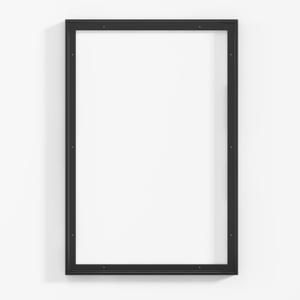 Venusmiles Canvas Frame 24x36 Frame for Canvas Painting Floating for 1" Deep, Floater for Canvas Artist Panel Oil Painting Wall Art Décor, Vertical or Horizontal Picture Wall Decor, Black