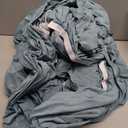 TAOCOCO Reclining Loveseat with Middle Console Slipcover, 4 Piece Polyester Fabric Stretch Loveseat Recliner Sofa Covers, Soft Washable Furniture Protector (Aqua Blue, 2 Seater with Console Cover)