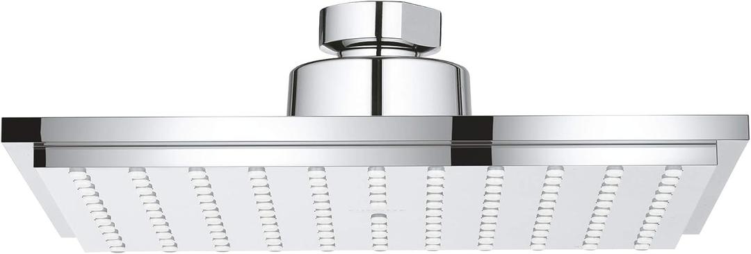 Grohe 27705000 Euphoria Cube Rain Shower Head, 2.5 GPM, Starlight Chrome