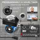 RAMATA Instant Hot Water Recirculating Pump System Kit For Tank Water Heater Recirculation Circulation Circulating Water Pump with Adjustable Hot Water Recirculating Valve Kit (Not Tankless)