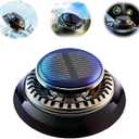 2025 New Antifreeze Electromagnetic Car Snow Removal Device, Car Air Freshener, Solar Powered Auto Rotary, Portable Car Diffuser (1PCS)