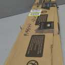 Electric Weed Wacker Cordless Eater Battery Powered 21V Lightweight No-String Weed Trimmer 3 in 1 Stringless Grass Trimmer/Edger/Brush Cutter with 3 Types Blade & Wheels for Yard and Garden-Orange