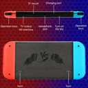 New X80 bluered Handheld Game Console 16gb Build in Many Games 7 inch HD Output Retro Game Support TV Playing Games Gameboy Birthday Gift for Adults