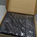 Amazon Basics Lightweight Super Soft Easy Care Breathable Microfiber 4 Piece Cozy Comfortable Bed Sheet Set, Wrinkle Resistant with 14-Inch Deep Pockets, Queen, Black, Solid