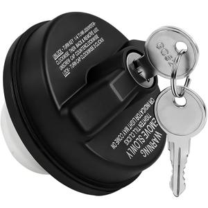 Car Locking Gas Cap, Heavy Duty Vehicle Lock Fuel Cap Cover Replace with Key, Automotive OEM# 12495845 Replacement Accessories, Compatible with Bonneville LeSabre Miata