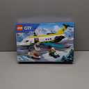 LEGO City Emergency Air Ambulance Airplane Building Toy for Kids - Pretend Play Rescue Airplane Model for Boys & Girls, Ages 6+ - Building Blocks W/Hero Minifigures - Gift Idea for Birthdays - 60465