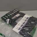 Delxo 16 Inch Folding Step Stool, Foldable Stool for Adults with Safety Lock, Portable Collapsible Plastic Stepstool, Non Slip Folding Stools for Kitchen Bathroom Bedroom Up to 400LBS (Black 1PC)