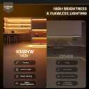 3 x KSIBNW LED Strip Lights Warm White 3000K,5M 12V COB Led Strip Lights 16.4ft LED Tape Light 8mm Width Flexible CRI90+ Uniform Dotless for Bedroom Cabinet Kitchen(Power Supply Not Included)