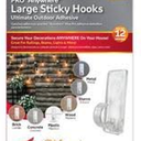 Simple Living Solutions Set of 12 Large Sticky Clip Hooks 2