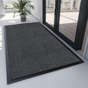 71" x 36" (6' x 3') Indoor Outdoor Door Mat,Large Heavy Duty Entrance Doormat,Non-Slip Rubber Backing Low-Profile Welcome Entrance Mats for Entry, Brown