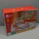 CUTE STONE Baby Gym Play Mat & Learning Walker, Activity Mat with Play Piano, Musical Activity Center with Lights, Baby Push Walkers & Tummy Time Mat for Infant Newborn Toddlers