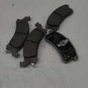ACDelco Silver 14D506CF1 Ceramic Front Disc Brake Pad Set with Bushings
