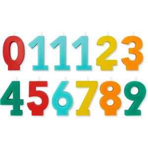 American Greetings Birthday Number Candles, Numbers 0-9 (12-Count)