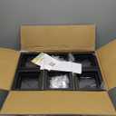 GreenLighting Modern Solar Post Cap Lights Fits 4x4 Wood, 4x4 & 5x5 PCV/Vinyl Outdoor Solar Powered Light, Fence Post, Landscaping, Deck, Garden- Bright LED, Waterproof Black 12 Pack