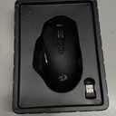 Redragon M656 Gainer Wireless Gaming Mouse, 4000 DPI 2.4Ghz Wireless Mouse w/ 5 DPI Levels, 7 Macro Buttons, Red LED Backlit & Pro Software/Drive Supported, for PC/Mac/Laptop