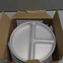 Elk and Friends Stainless Steel Divided Plates with Silicone Sleeve for Babies & Toddlers | Lids Included | Stay Put Suction | Dinner & Snack Plates | 4 Pack