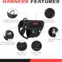 Tactical Dog Harness, No Pull Dog Harness, Military Dog Vest with Adjustable Metal Clips, Reflective Dog Harness for Large Medium Small Dogs, Service Dog Walking Training