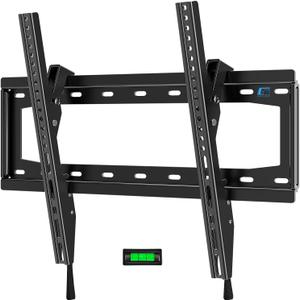 HOME VISION Tilt TV Wall Mount Bracket for 26-65 Inch Flat/Curved TVs, Max VESA 400X400mm, 100Lbs Capacity, Fits 8-16 Inch Wood Studs, Universal Low Profile, HV9401