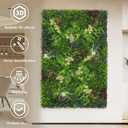 60"x120", UV Resistant Artificial Ivy Grass Wall Boxwood Plant Roll