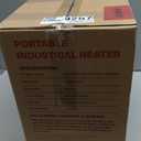 Shinic 240V Electric Garage Heater, 4,800W Fan-Forced Portable Heater with Thermostat, Covers 500 Sq. Ft.