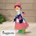 Gaggleville Uncle Sam Goose Outfit, Fits Large 23" H Statue, by Fox Valley Traders