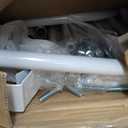 Whitmor 36 Pair Over The Door Shoe Rack, 12 Tier Hanging Shoe Organizer, Heavy Duty Metal & Mesh Shoe Holder, Hanging Shoe Rack for Closet Organizer & Storage, 69" L x 21.7" W x 7.5" H, White