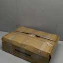 2-Light Floor Lamp, Mid Century Floor Lamp with White Fabric Shade, Standing Lamp Tall Lamp for Living Room Bedroom, 3 Color Temperatures 9W Bulb Include (Black & Glod)