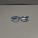 Gaoye Blue Light Glasses for Computer & Gaming - Anti UV Ray Lenses, Scratch-Resistant & Comfort Fit (Medium, *Transparent Dark Blue)